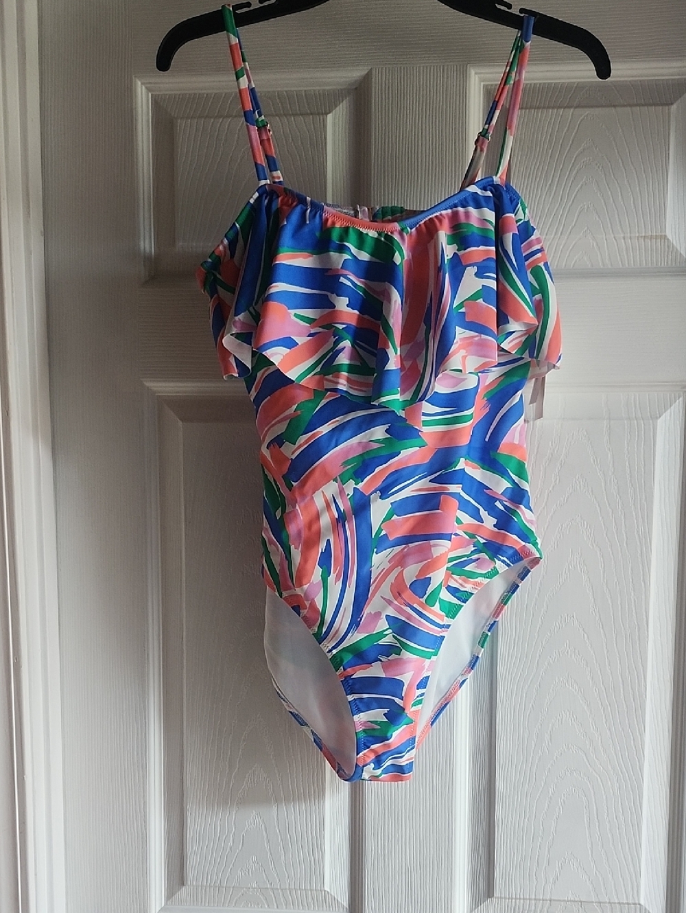 Raisins Bright Multicolor Striped Swim Dress